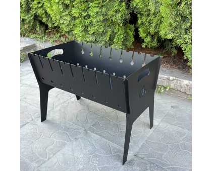 Розбірний мангал Фенікс 3мм на 8 шампурів - ідеальний для походу