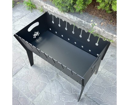 Розбірний мангал Фенікс 3мм на 8 шампурів - ідеальний для походу