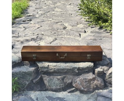 Подарунковий набір ШашлиКейс темний: розкішні шампури для гриля