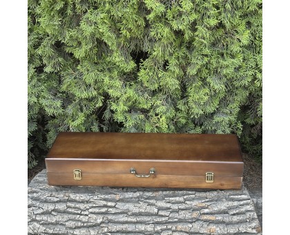 Подарунковий набір шампурів Козак темний: у кейсі для гриля та шашлику.