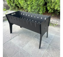 Розбірний мангал Фенікс на 10 шампурів 3мм