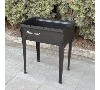 Мангал Тесей на 6 шампурів 3мм на ніжках