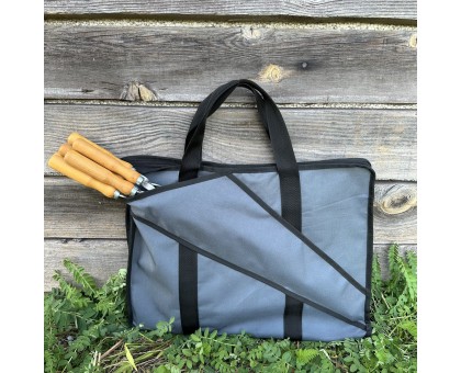 Чохол для мангалу Фенікс 6 шампурів сірий: надійний Оксфорд захист