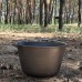 Казан туристичний чавунний 10л з кришкою КТ-10 для багаття