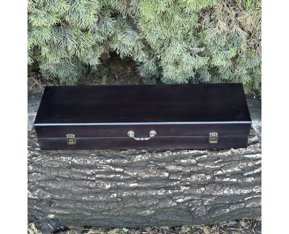 Подарунковий набір Майстер BBQ: шампури для гриля в дерев'яному кейсі