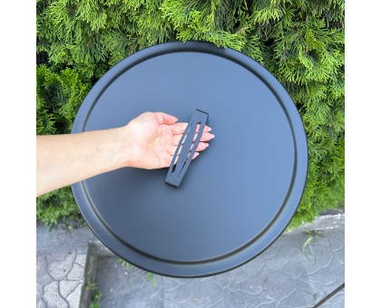 Кришка для дискової сковороди Фрея 40см: Сталева, для вулиці та пікніка