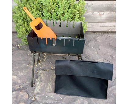 Мангал-валіза Пегас 6 шампурів 3мм: Міцний, портативний, 2 рівні