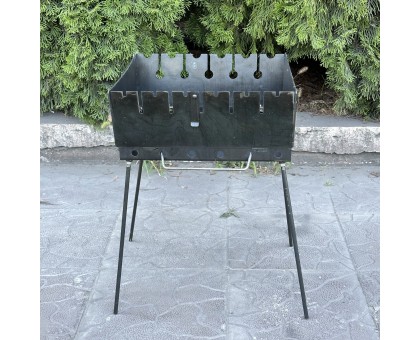 Мангал-валіза Пегас 6 шампурів 3мм: Міцний, портативний, 2 рівні