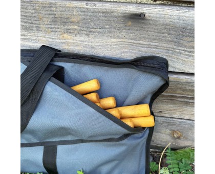 Чохол для розбірного мангалу Фенікс на 10 шампурів сірий Оксфорд