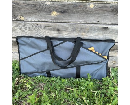 Чохол для розбірного мангалу Фенікс на 10 шампурів сірий Оксфорд