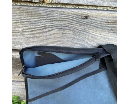 Чохол для розбірного мангалу Фенікс на 10 шампурів сірий Оксфорд