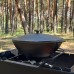 Сковорода WOK-08 чавунна 8л з кришкою для багаття та природи