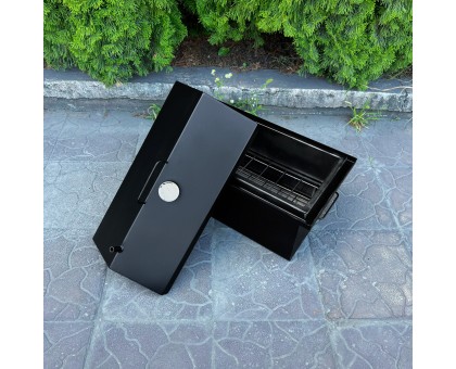 Коптильня Ісіда 27л 2мм з термометром та гідрозатвором