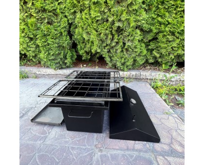 Коптильня Ісіда 27л 2мм з термометром та гідрозатвором