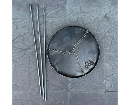 Підвіс для вогню Фрея до сковороди з диска: готуй на природі легко!