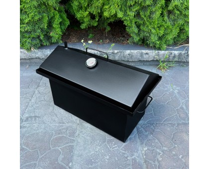 Коптильня Ісіда на 39л 2мм з термометром та гідрозатвором