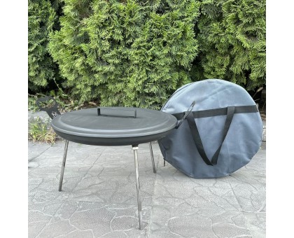 Сковорода з диска Фрея 40см з кришкою та чохлом для смачних страв на природі