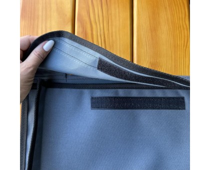 Чохол для мангалу-чемодана Пегас 8 шампурів сірий Оксфорд: надійний захист