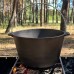 Казан туристичний КТ-12 чавунний 12л з кришкою для вогню