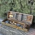 Подарунковий набір Майстер BBQ: Шампури, ніж, тесак у кейсі