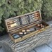 Подарунковий набір Майстер BBQ: Шампури, ніж, тесак у кейсі