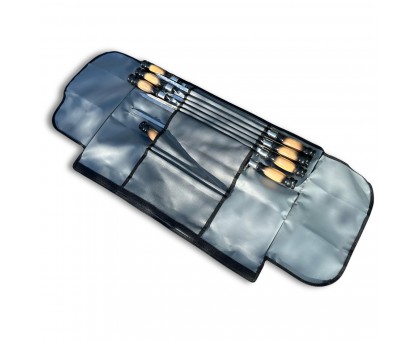 Набір шампурів Арго 6/1/1: дерев'яні ручки, нерж. сталь, чохол Оксфорд