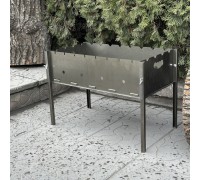 Розбірний мангал Турист на 8 шампурів 0.8мм