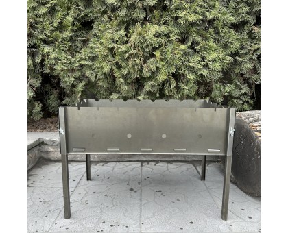 Розбірний мангал Турист 8 шампурів 0.8мм: Компактний та міцний