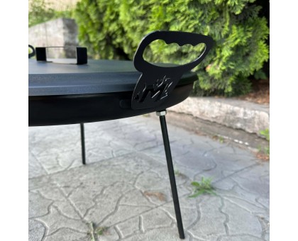 Сковорода з диска Фрея 50см з кришкою для приготування на вогні