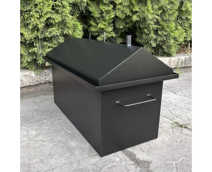 Коптильня Ісіда 39л з гідрозатвором та 2 рівнями, сталь 1.5мм