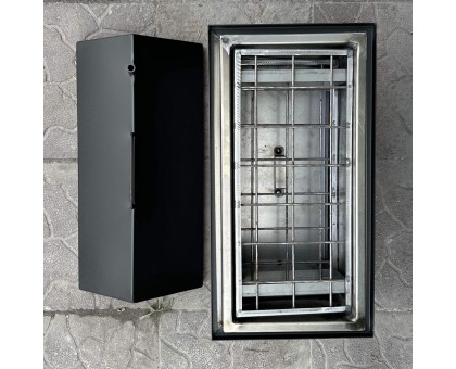 Коптильня Ісіда 39л з гідрозатвором та 2 рівнями, сталь 1.5мм