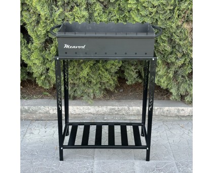 Мангал Прометей на 9 шампурів 3мм з розбірною дровницею