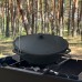 Казан азіатський чавунний КА-12 з кришкою 12л для плову на вогні