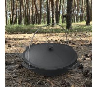 Казан азіатський КА-12 чавунний з кришкою 12л