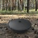 Казан азіатський чавунний КА-12 з кришкою 12л для плову на вогні