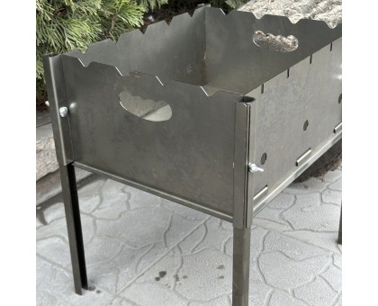 Розбірний мангал Турист на 5 шампурів 0.8мм – для пікніків та походів