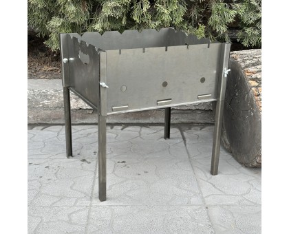 Розбірний мангал Турист на 5 шампурів 0.8мм – для пікніків та походів