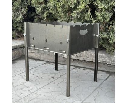 Розбірний мангал Турист на 5 шампурів 0.8мм – для пікніків та походів