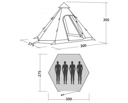 Шатро Easy Camp Tent Bolide 400 (120337)