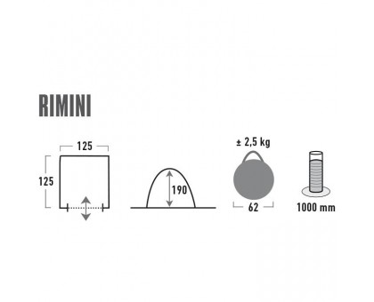 Намет High Peak Rimini Blue (14023)