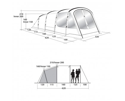 Намет Outwell Tent Collingwood 5 (111064)