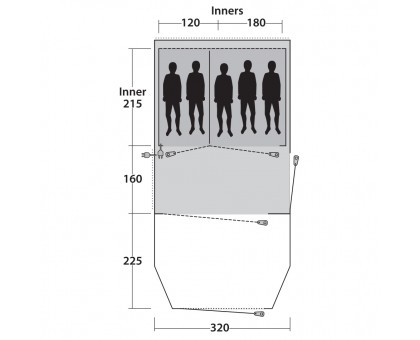 Намет Outwell Tent Collingwood 5 (111064)