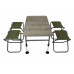 Комплект меблів складний Novator SET-4 (100х60 стіл, 4-ри стільці, чохол)