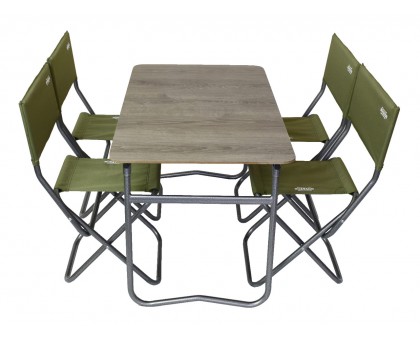Комплект меблів складний Novator SET-5 (100х60 стіл, 4-ри стільці, чохол) Комплект меблів складний Novator SET-5 (100х60 стіл, 4-ри стільці, чохол)