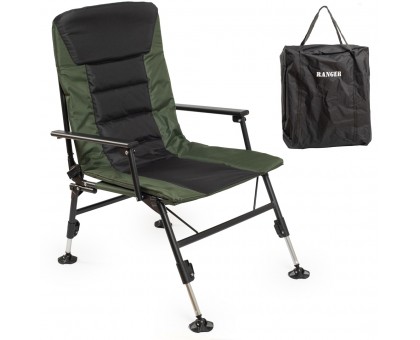 Ranger Wide Carp Lux SL-115: широке коропове крісло для риболовлі