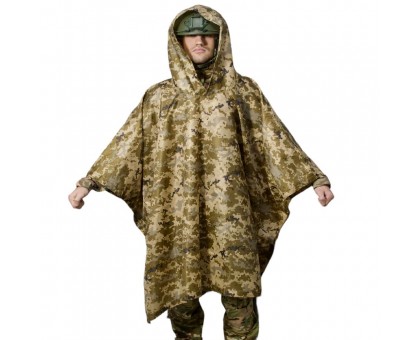 Тактичне пончо Ranger Піксель RA8915: Зручність та маскування