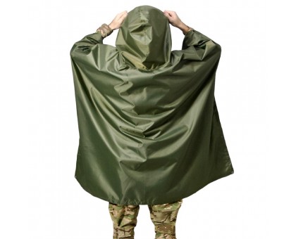 Пончо тактичне Ranger Олива (RA8917) – надійний захист та маскування