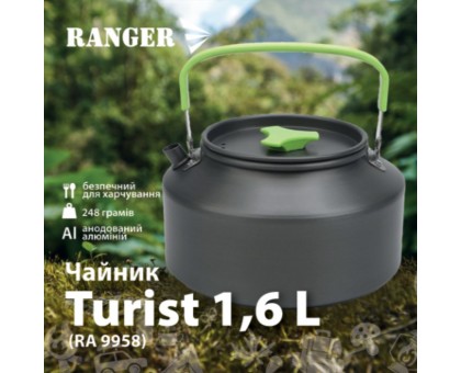Чайник Ranger Turist 1.6 L (RA 9958) – надійний для походів та кемпінгу