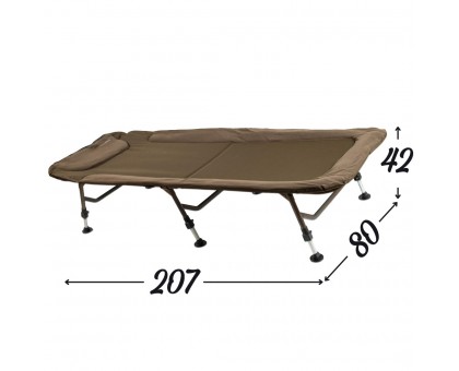 Комфортна коропова розкладачка Ranger BED 80 Fleece на 6 ніжках