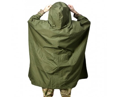 Тактичний пончо Ranger Rip Stop Олива (RA8920) - Міцний, водостійкий